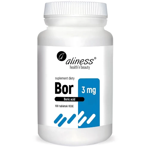 Aliness - Bor 3 mg - 100 tabletek  Aliness - Bor 3 mg - 100 tabletek